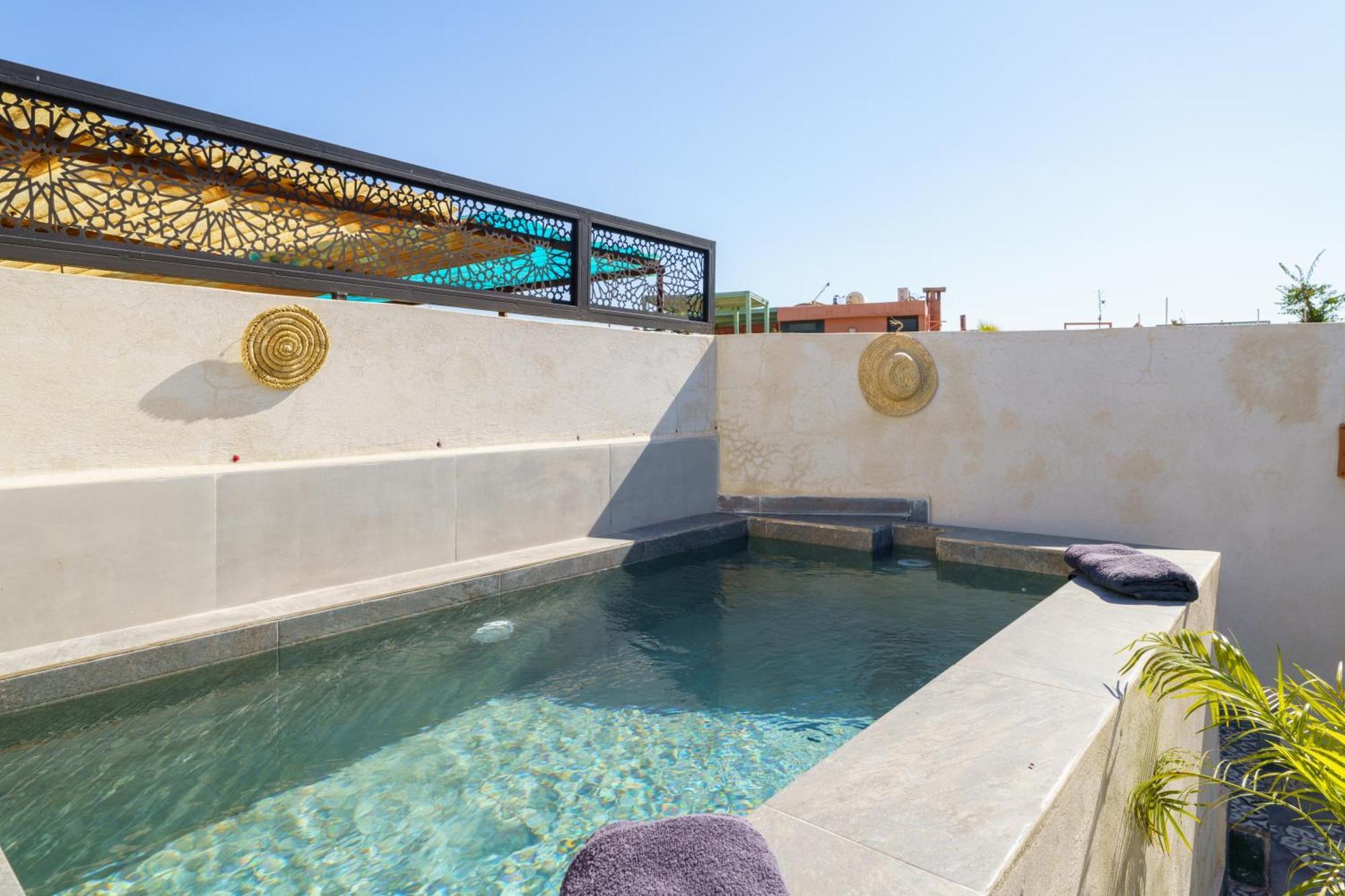 מרקש Riad 4 Chambres - Piscine & Petit Dejeuner Gratuit - Wifi Fibre Optique מראה חיצוני תמונה