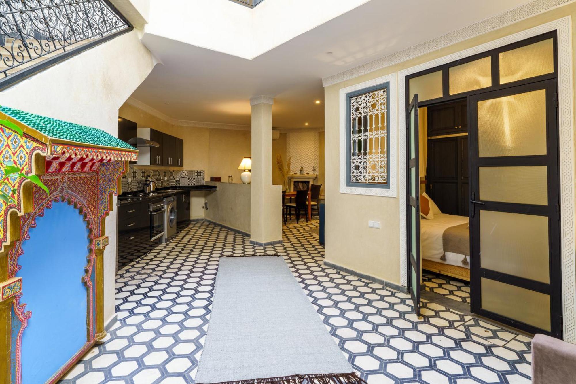 מרקש Riad 4 Chambres - Piscine & Petit Dejeuner Gratuit - Wifi Fibre Optique מראה חיצוני תמונה